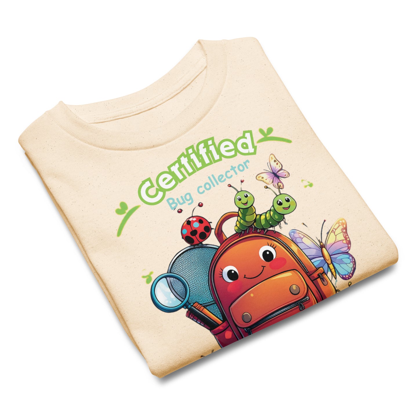 Fun Nature Explorer Graphic Kids’ Summer T-Shirt - 'Certified Bug Collector'