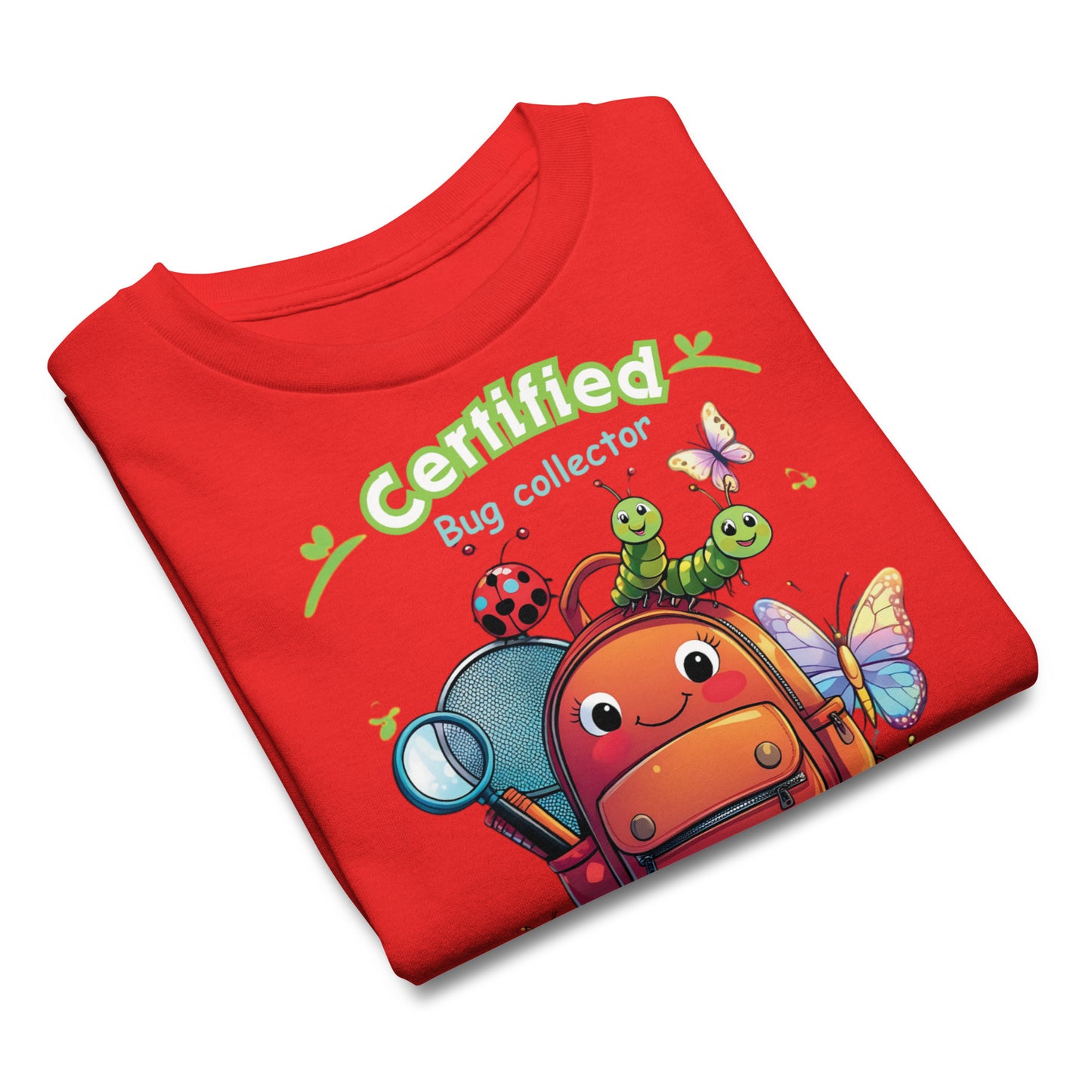 Fun Nature Explorer Graphic Kids’ Summer T-Shirt - 'Certified Bug Collector'