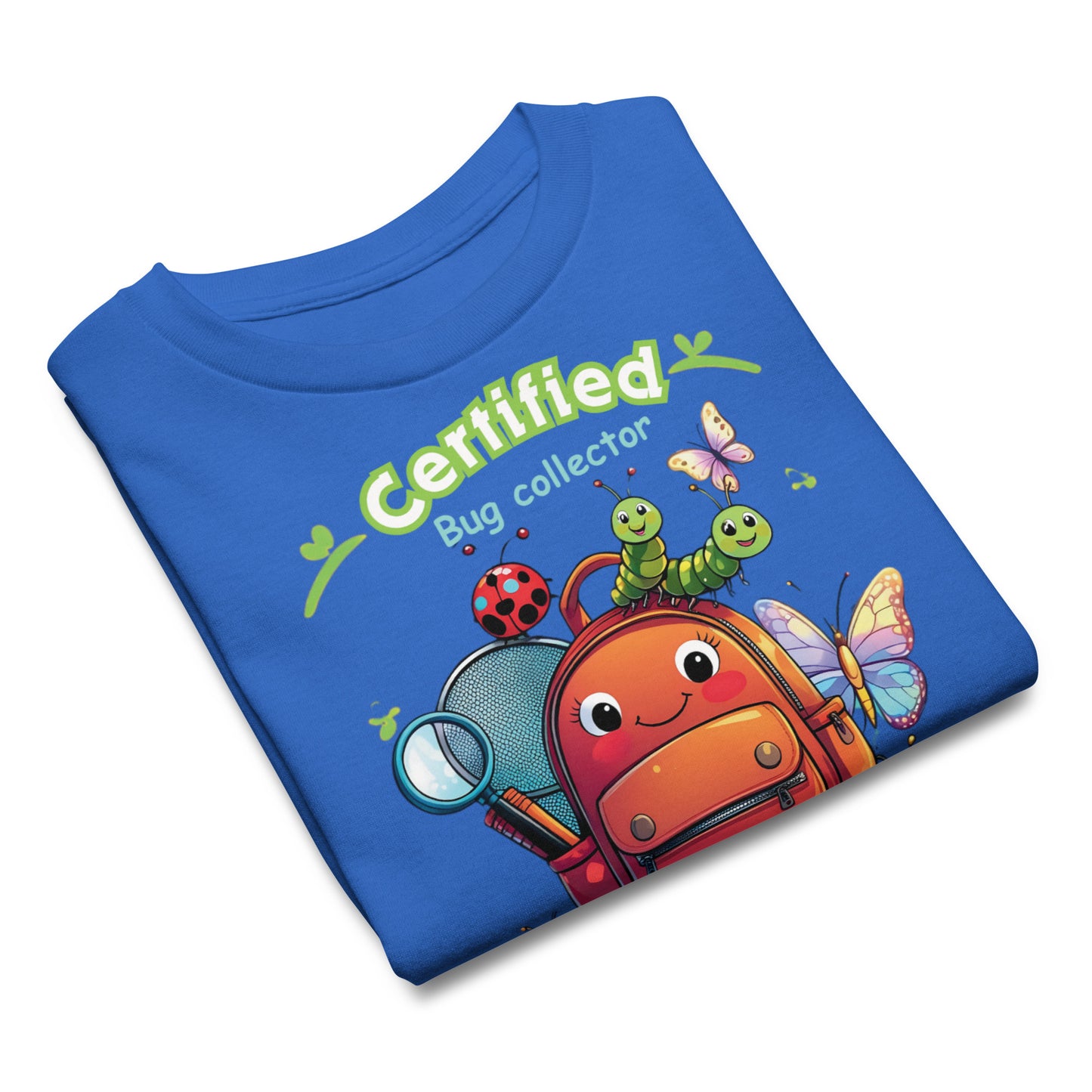 Fun Nature Explorer Graphic Kids’ Summer T-Shirt - 'Certified Bug Collector'