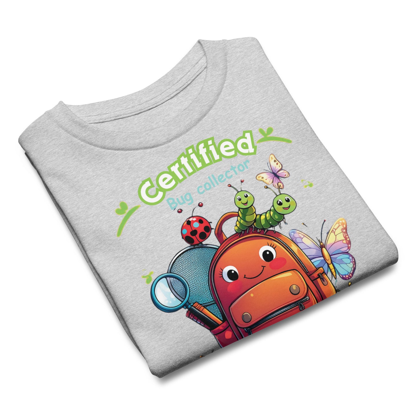 Fun Nature Explorer Graphic Kids’ Summer T-Shirt - 'Certified Bug Collector'