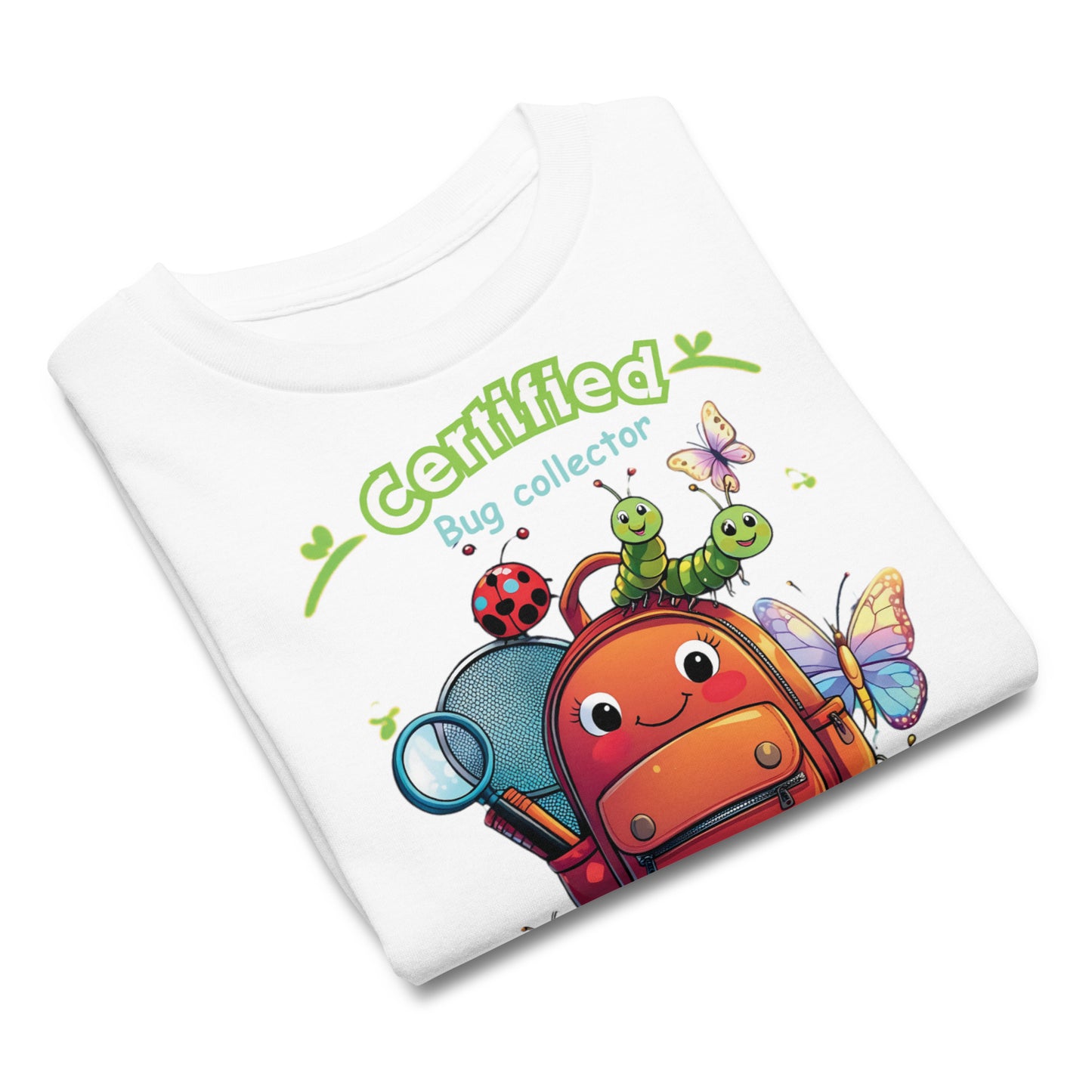 Fun Nature Explorer Graphic Kids’ Summer T-Shirt - 'Certified Bug Collector'