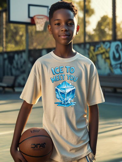Cool Summer Graphic T-Shirt Kids | Ice to Meet You